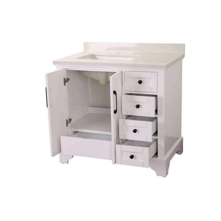 36 Inches Solid Wood Bathroom Vanity